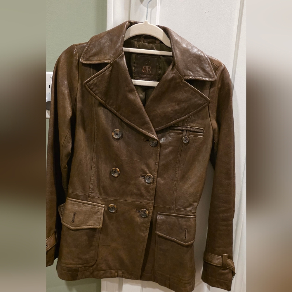Brown Leather Women's Jacket
